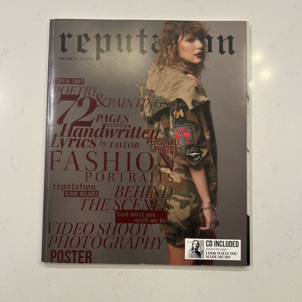 Reputation magazine vol 2 Taylor Swift